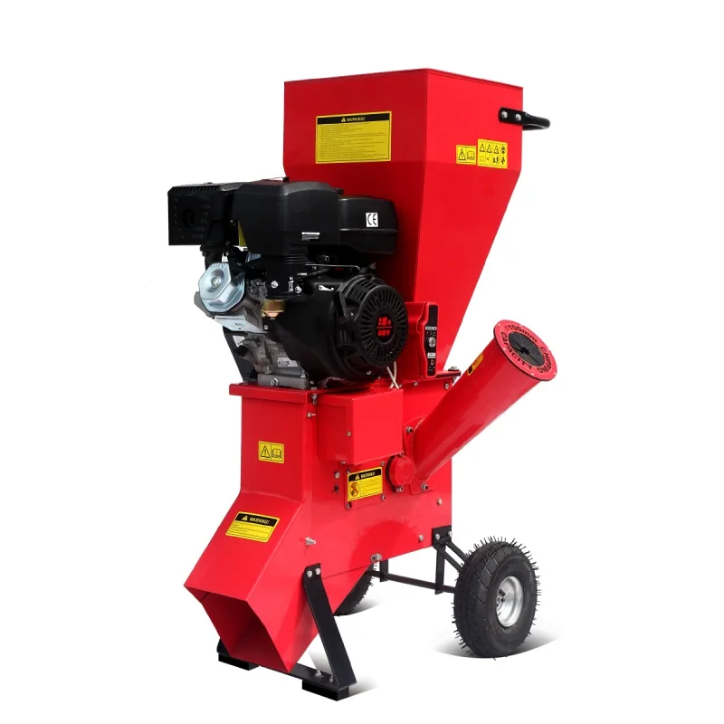 Kesen 15HP Drum Chipping Movable Petrol Powered Wood Chipper Tree Wood Chipper Garden Shredder Wood Chippers