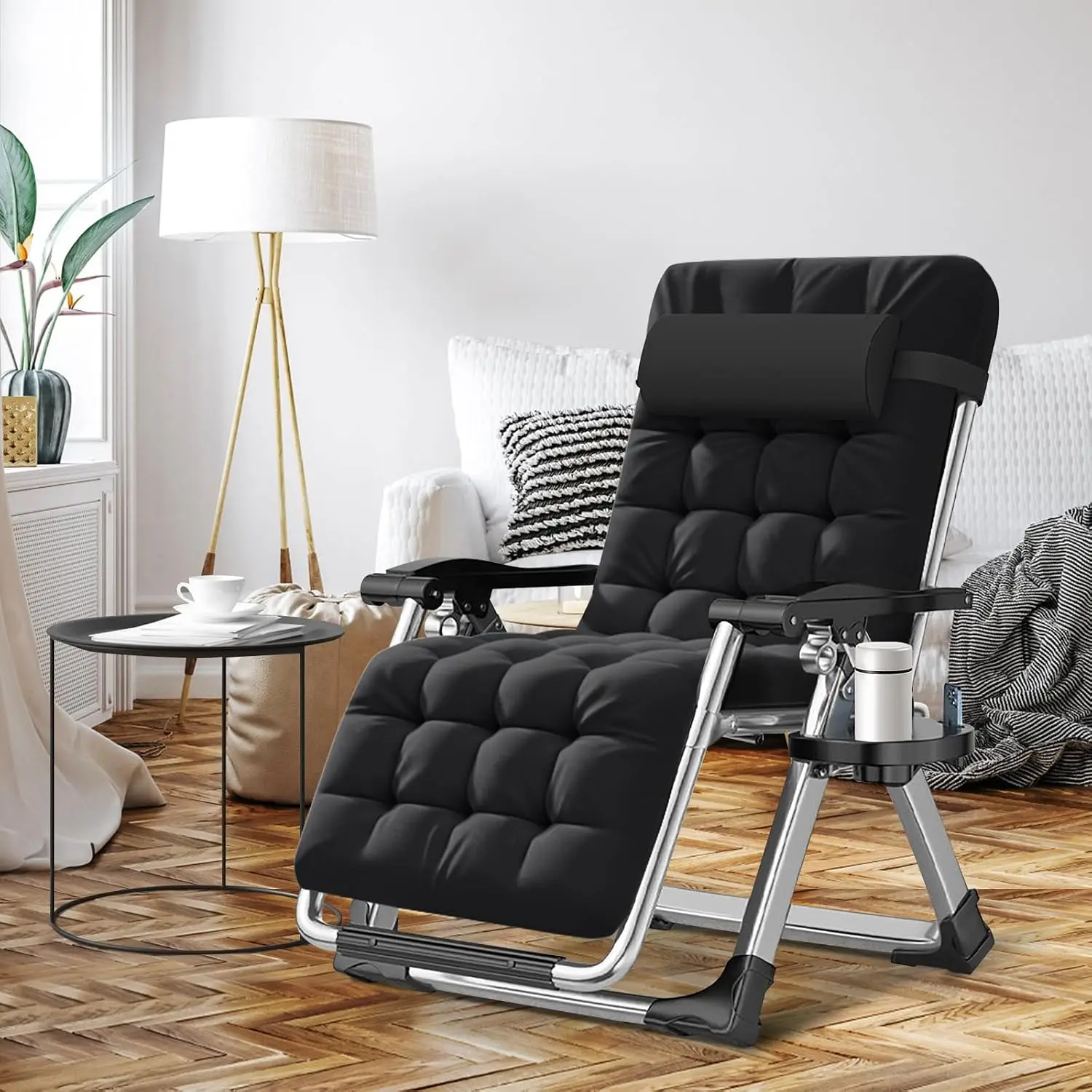 Zero Gravity Reclining Lounge Chair with Mattress, 440 lb Capacity, Customized
