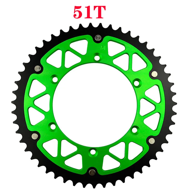 AHL Motorcycle 45T - 52T Rear Sprocket For KAWASAKI KX450F KX250F KX125 KLX250 KX250 KDX250 KLX300R KXF450 KXF250 KX KXF 250 125