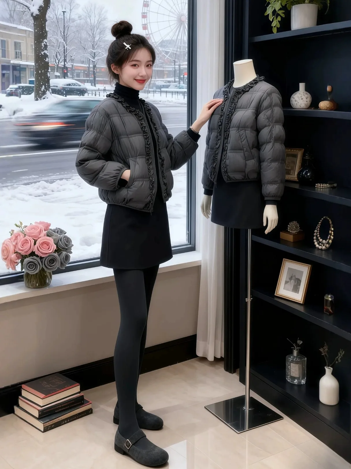 

Утепленная хлопковая куртка для женщин: модное теплое пальто с уникальным деревянным дизайном, верхняя одежда