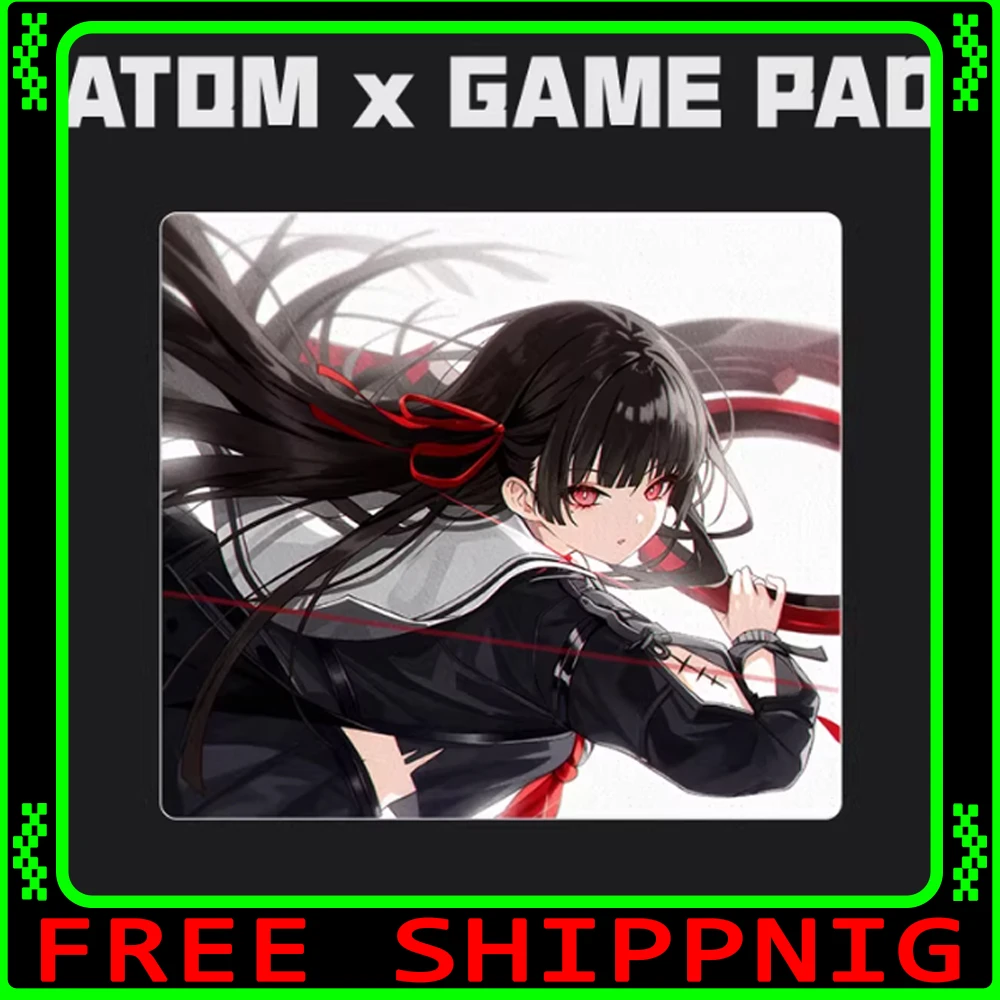 ATOM Resin Gaming Mousepad FPS Control and Speed Mouse Pad Waterproof Skidproof For CSGO APEX Valorant Pc Accessories Gifts