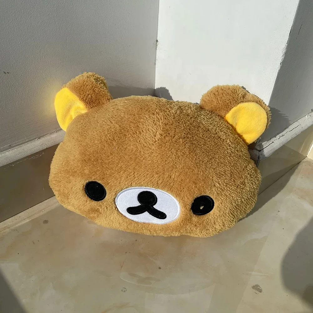 Rilakkuma Plush Warm Hand Cute Pillow Cartoon Bear Peluche Stuffed Toy Soft Cushion Birthday Gift