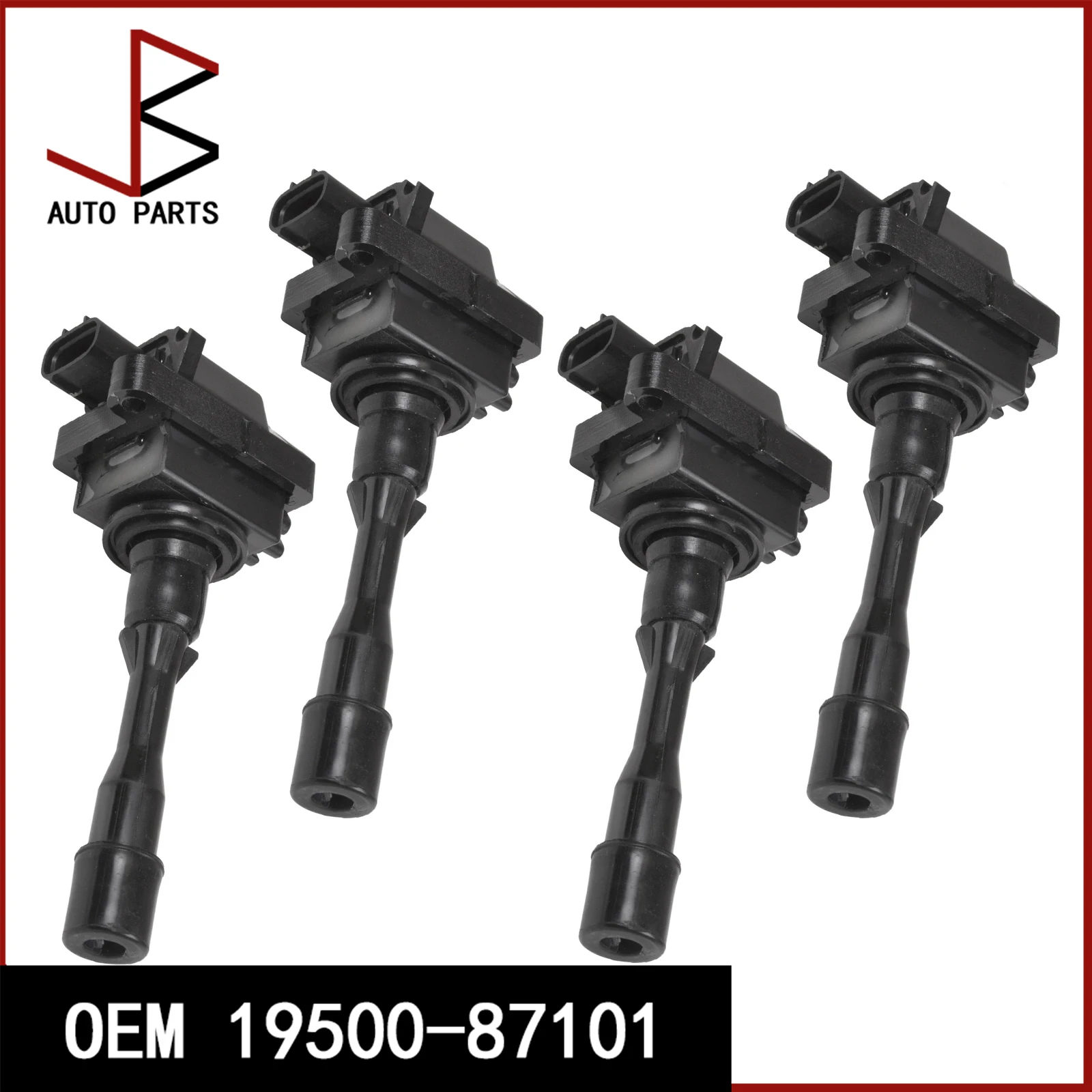 

Set Of 4 Pieces OEM 19500-87101 1950087101 Ignition Coil Fit For DAIHATSU PIAGGIO Car Accessories
