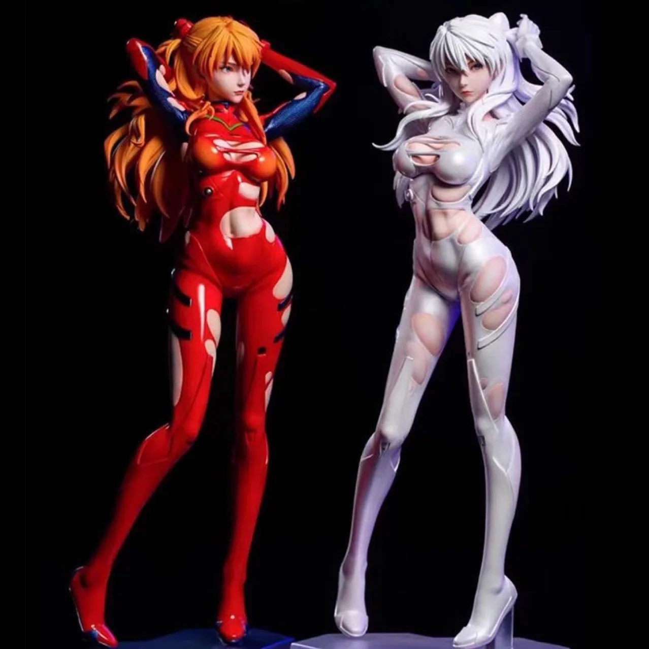 

Cartoon anime Handmade Cartoon Peripheral Ornaments Toy PVC Model Asuka Gift Box 30CM