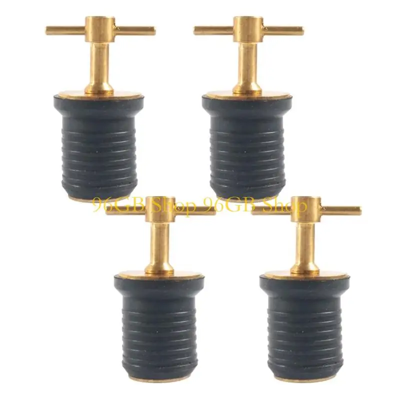 96GB 4PCS Vessel Drain Hole Outlets Bronze Rubber Compound Twistlock Structure TERM Club Handle For New Saline Marine