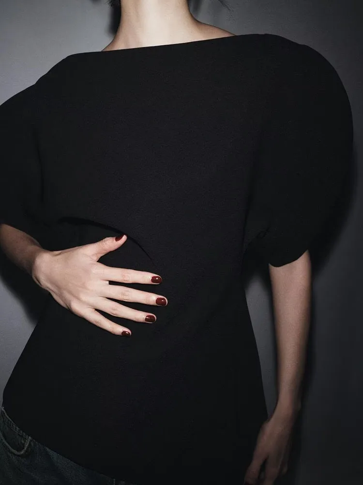 Faionable round Ne Bubble ort Sve Top da donna Comodo All-Match Sle Nuovo arrivo Inverno 2025 Maglieria