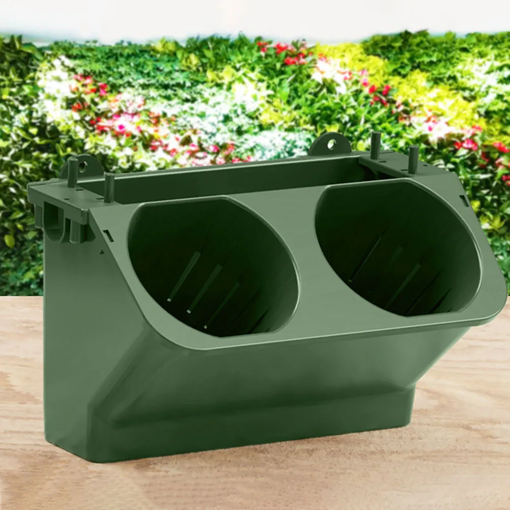 

Plastic Wall Planting Pot Hanging Flower Planter Indoor Outdoor Balcony Home Garden Supply Durable Hanging Holder