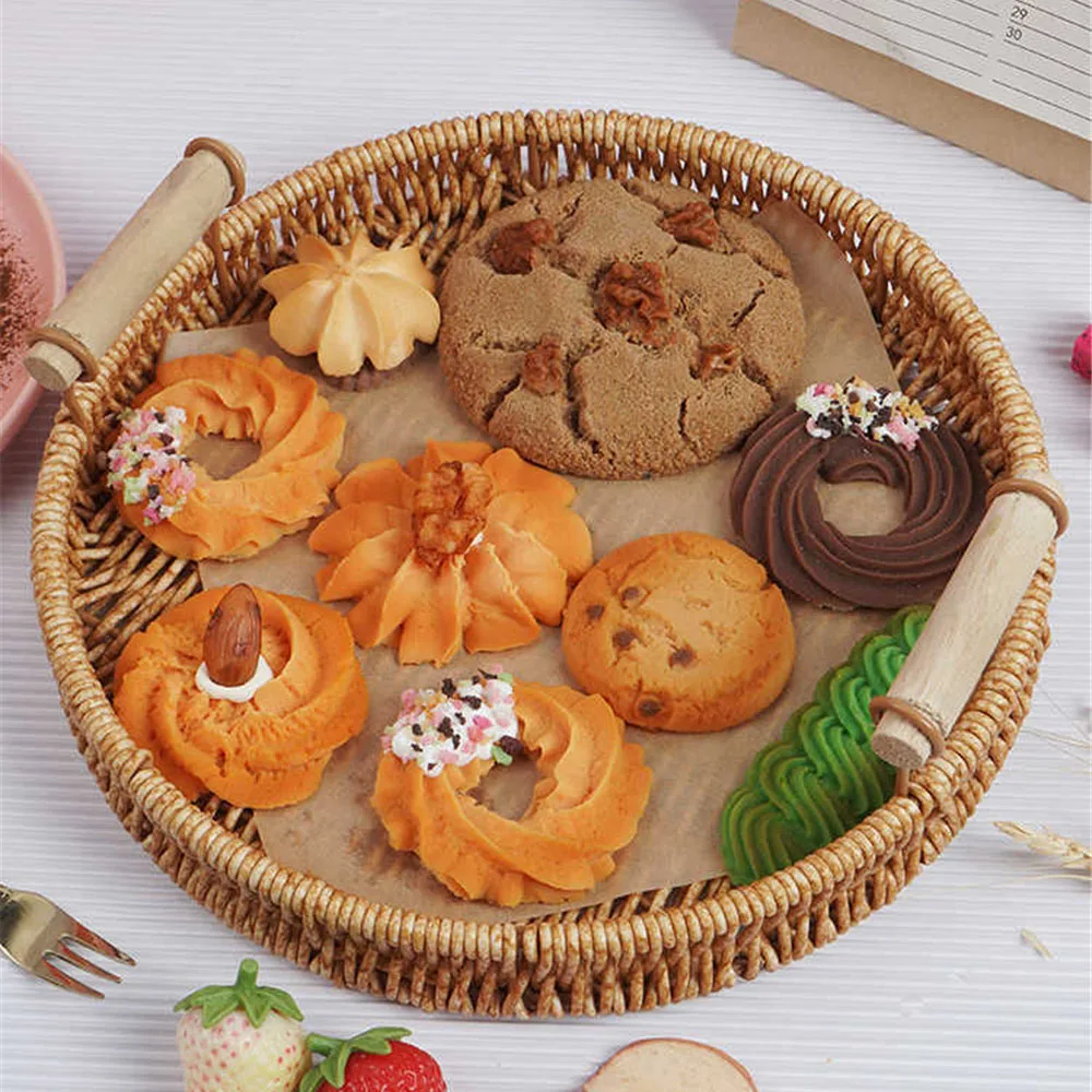 

cookie sweets props hotel cafe bar dining room hall restaurant store shop cabinet decor Artificial simulation chocolate biscuit