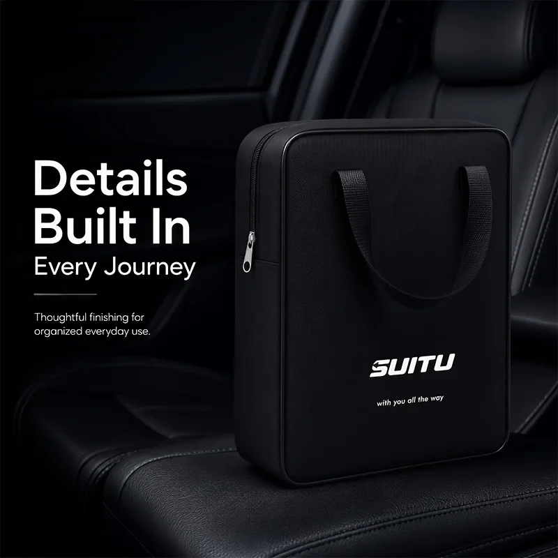 2/1 Piece Set of Car Air Pump Storage Bag, Wear-Resistant and Scratch-Resistant, Strong Load-Bearing Capacity, Suitable for Outdoor Repairs, Home Travel, Etc. Can Be Used to Store Car Accessories, Digital Products, and