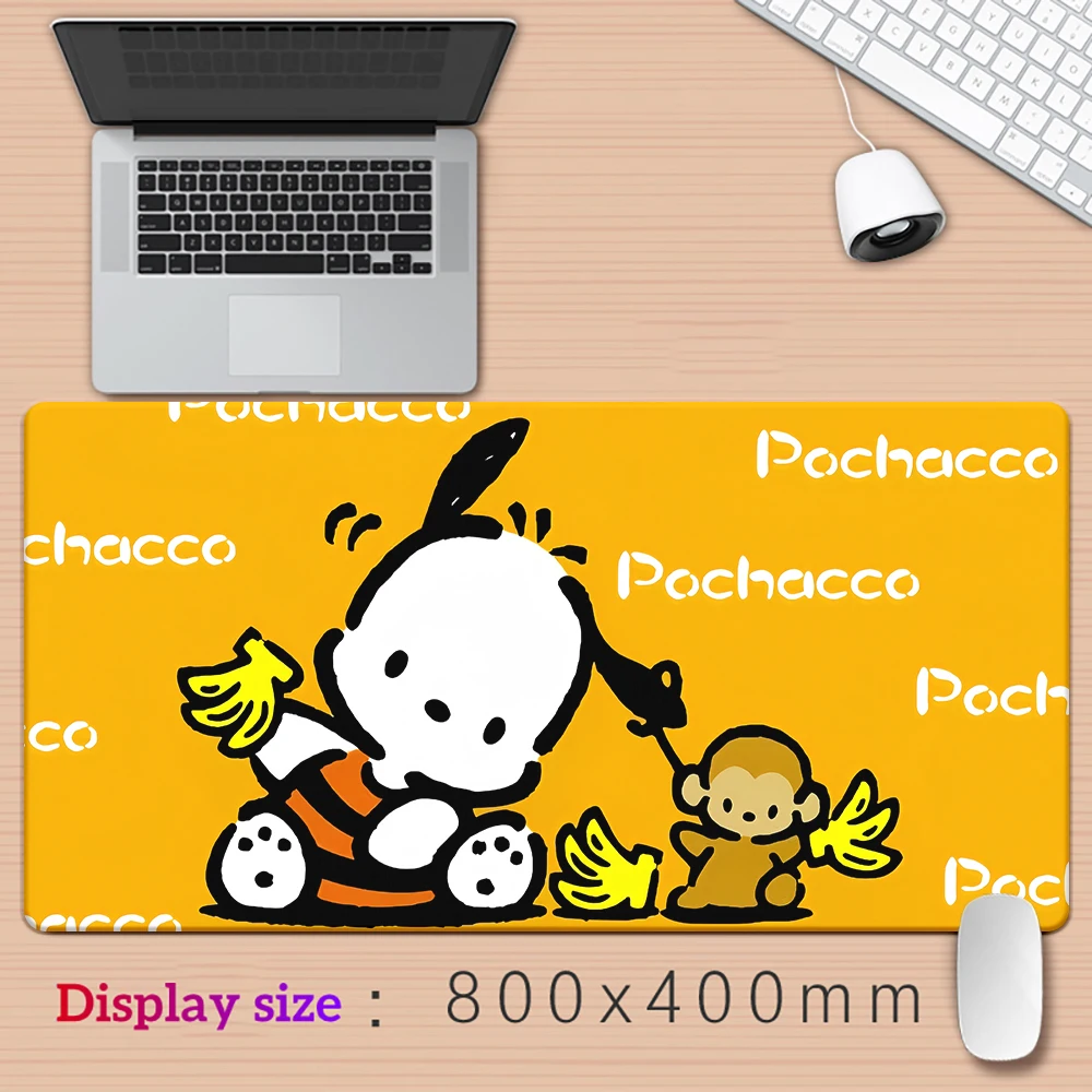 Pochacco Mouse Pad Keyboard Gaming Accessories Mouse Mats Game Office Computer PC Gamer Laptop Desk Mat