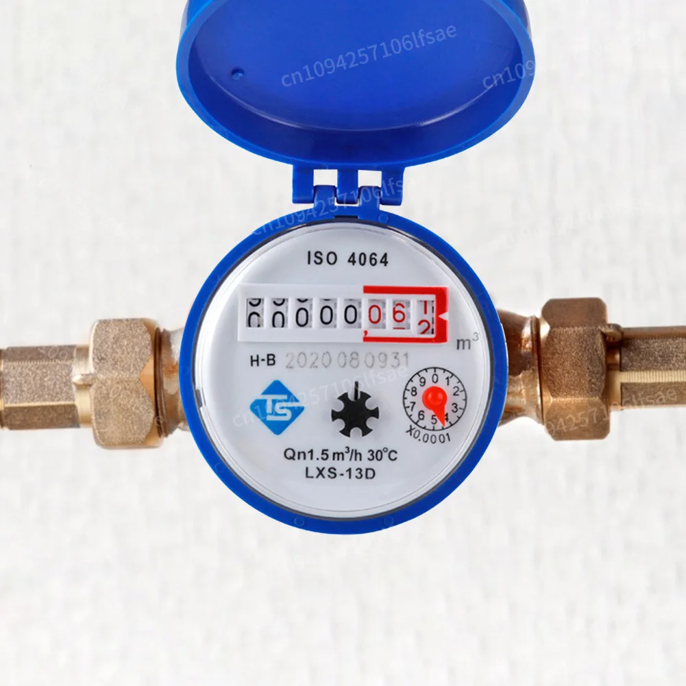 

Smart Water Meter Water Meter Flow Measuring Instruments Home Measuring Tools with Copper Fittings Accessories