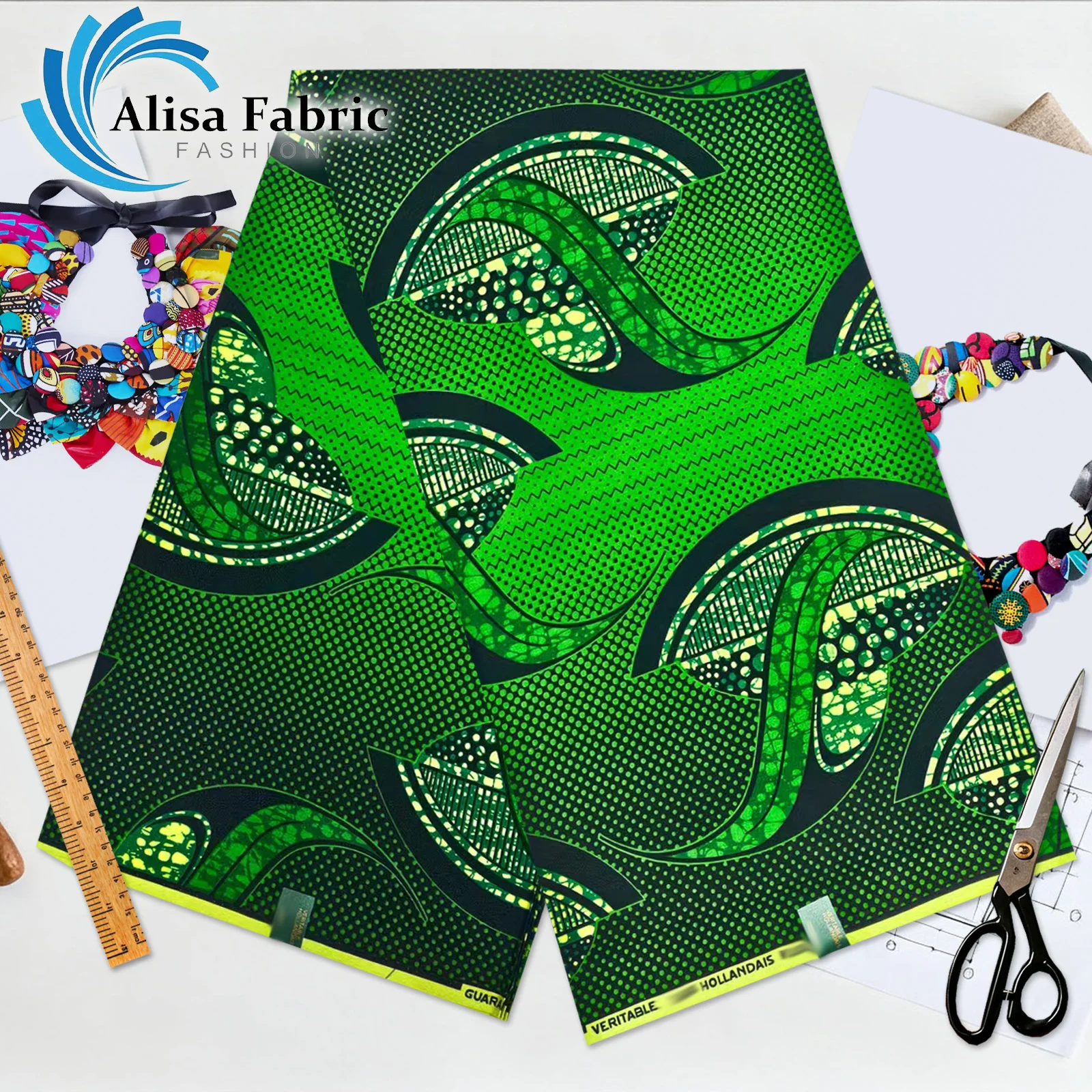 

2025 new arrivals African wax fabric 6yards 100% cotton veritable guaranteed nigerian fabric for evening dresses