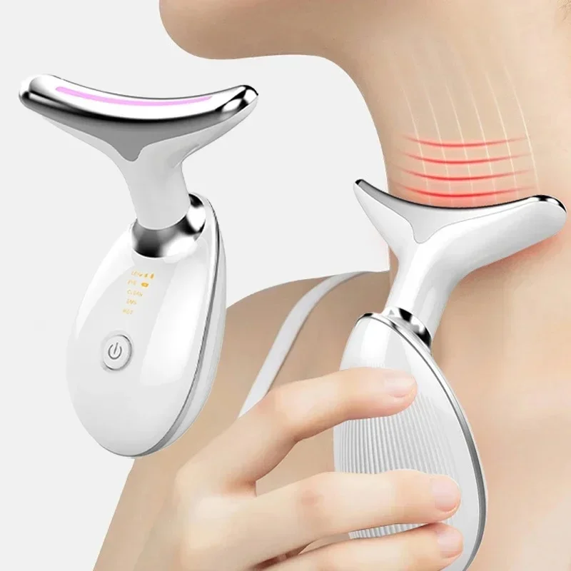 Neck Beauty Instrument Neck Wrinkle Three-speed Adjustment Neck Massage Device Neck Face Firming Wrinkle Removal Tool