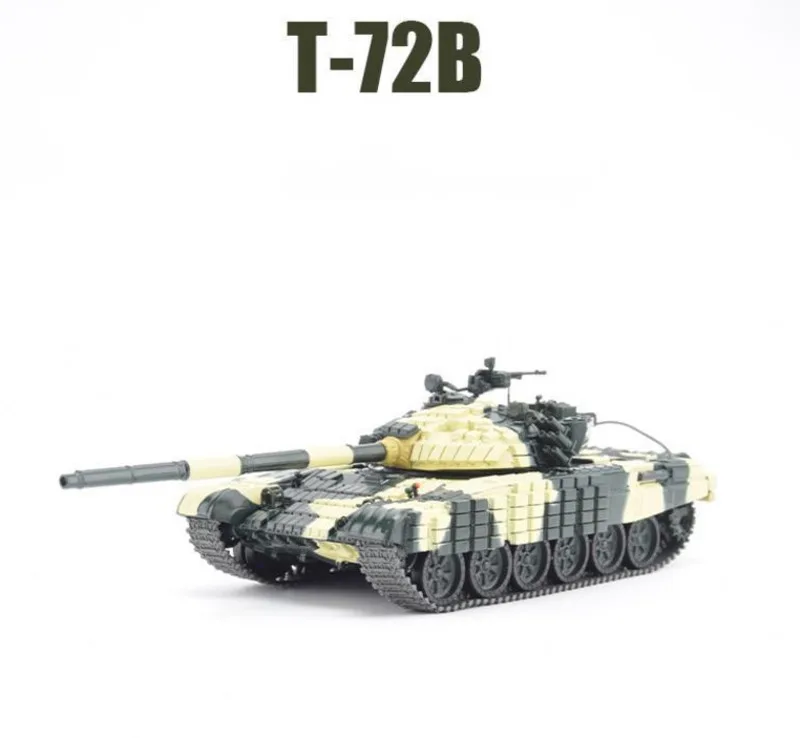 

New Arrival Special Price Die-cast Metal 1/43 Russian Third Generation Main Battle Tank T-72B Model Furniture Display Collection