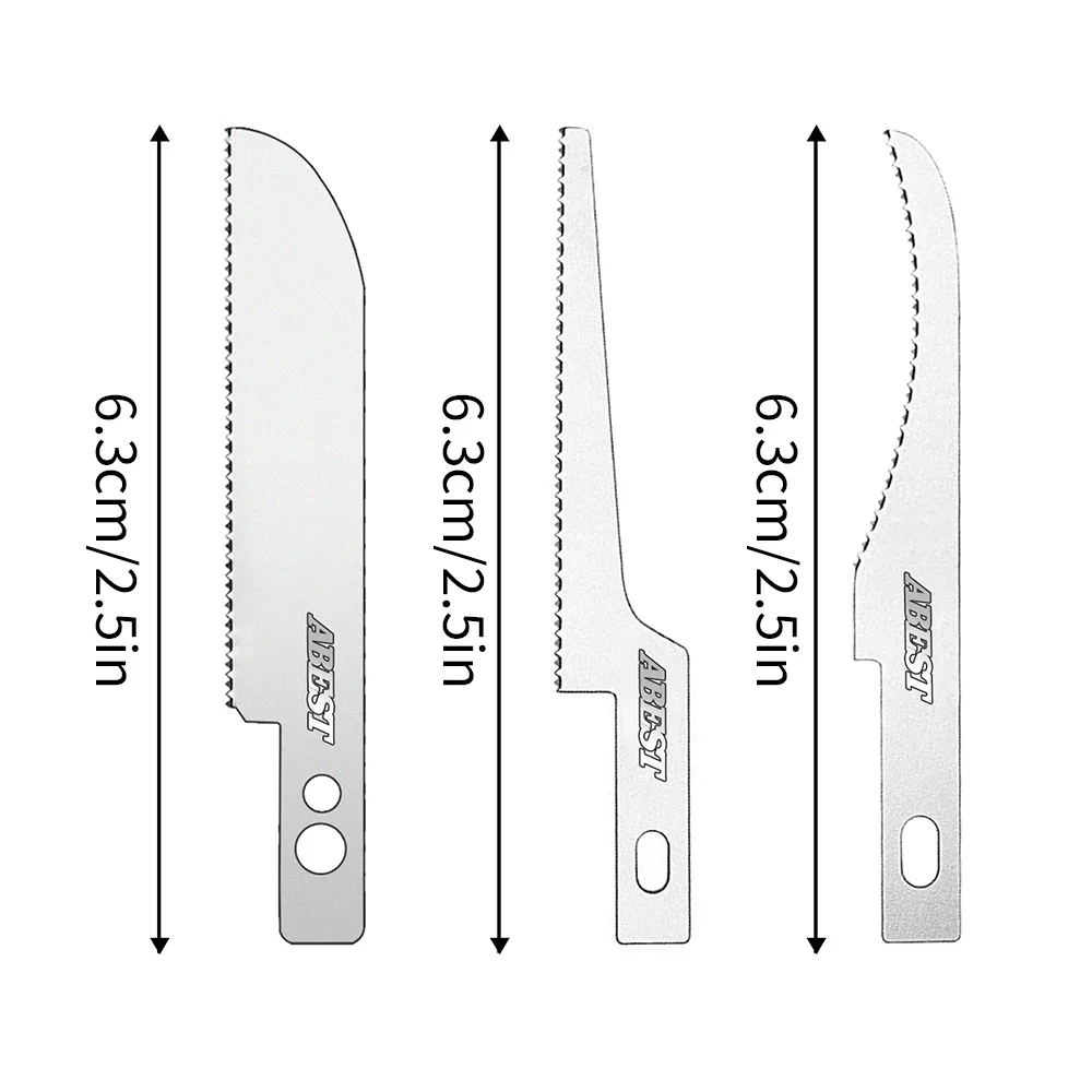 Mini Saw Multi Purpose Hand DIY Steel Saw Wood Saw Kit 3 Blades Woodworking Metalworking Model Hobby Tool