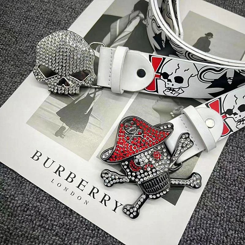 فاخر الرجال النساء قبعات رعاة البقر الغربية للجينز الشرير الصخرة كريستال رصع حزام مع الماس بنج بنج حجر الراين حزام الفتيات