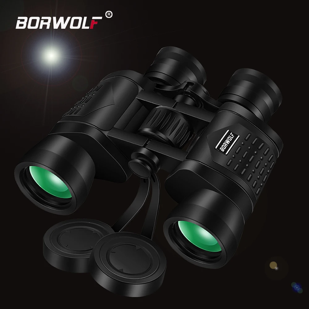 

BORWOLF 8X40 HD Professional Zoom 26MM Large eyepiece powerful Binoculars for hunting telescope