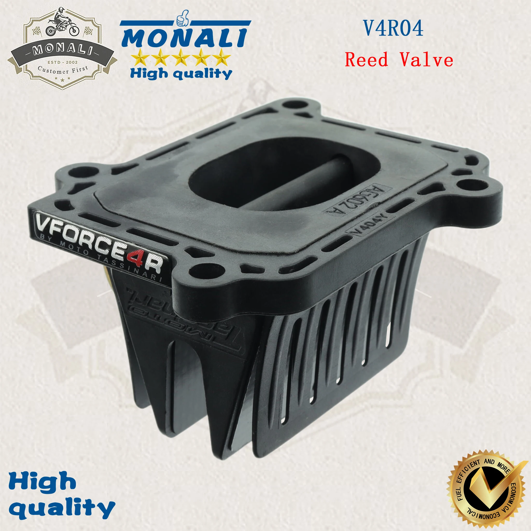 V-Force Reed Valve System (V4R04, 4R, AG602A, V Force 4) is suitable for Yamaha YZ 125 (2005-2021) and YZ125 (2005-2020) motorcy