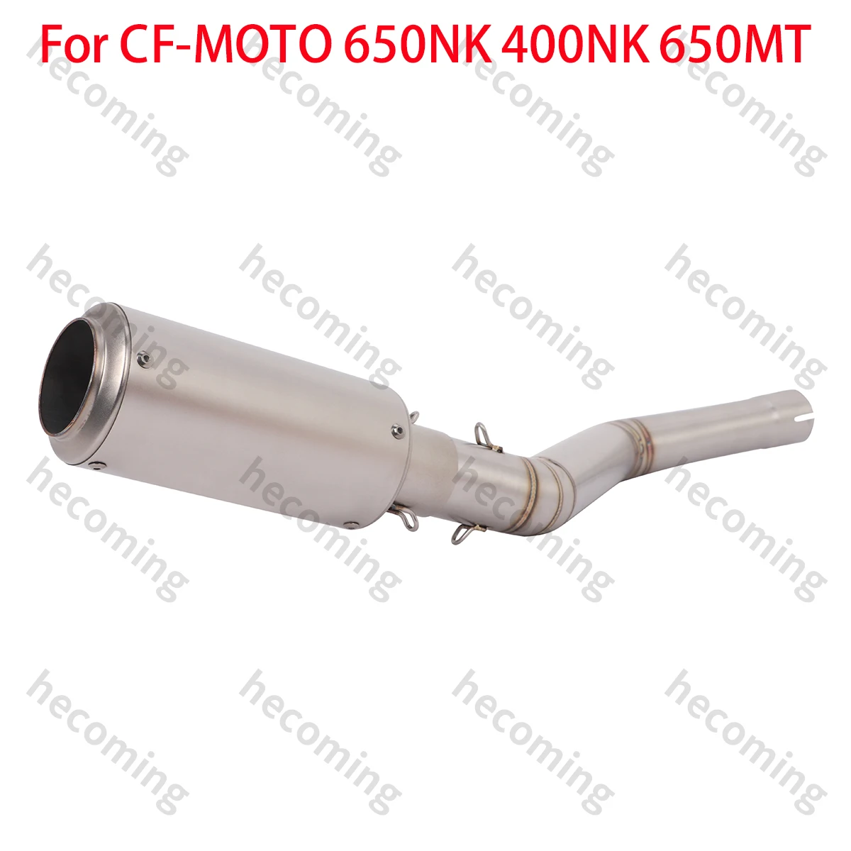 

Slip On For CFMOTO 400NK 650NK 650MT 700MT Exhaust Pipe System Muffler Escape Mid Connect Link Tube 400NK Exhaust 650NK Muffler