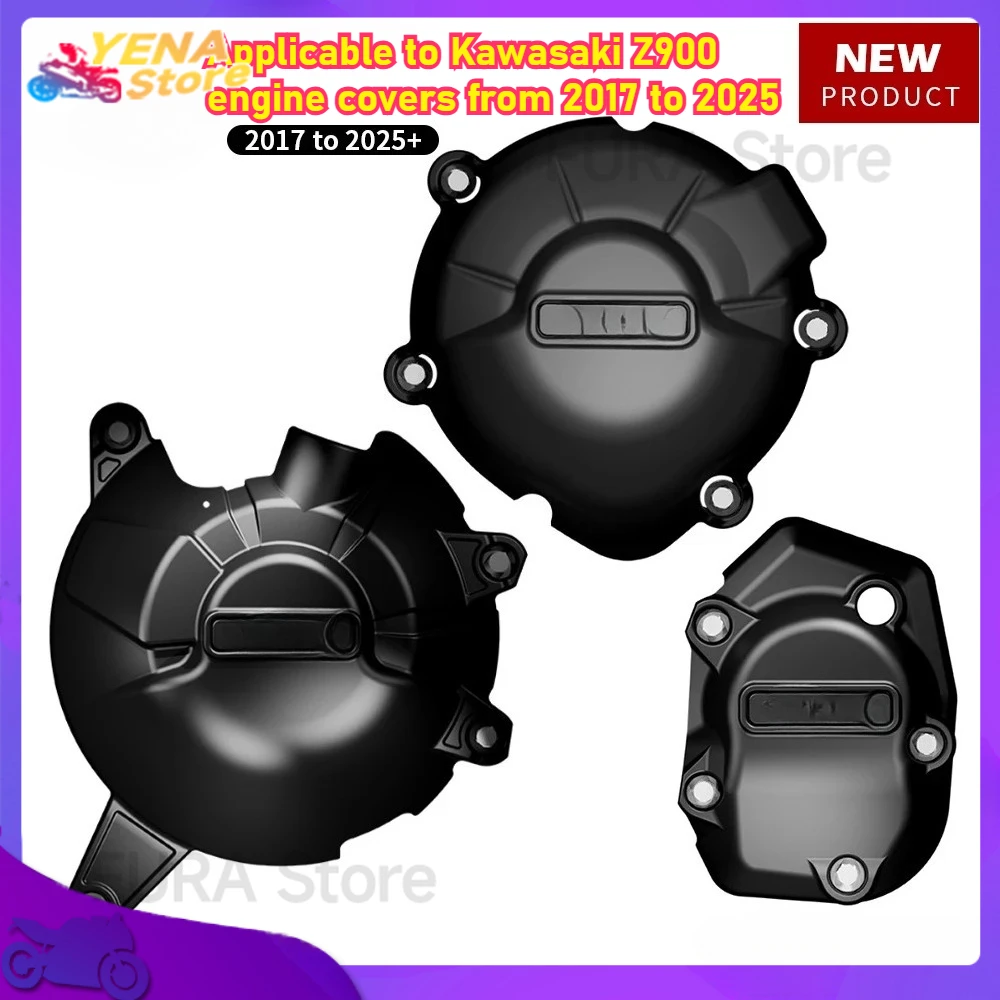 motorcycle-engine-protection-cover-clutch-pulse-protection-cover-applicable-to-kawasaki-z900-2017-2025-body-and-frame