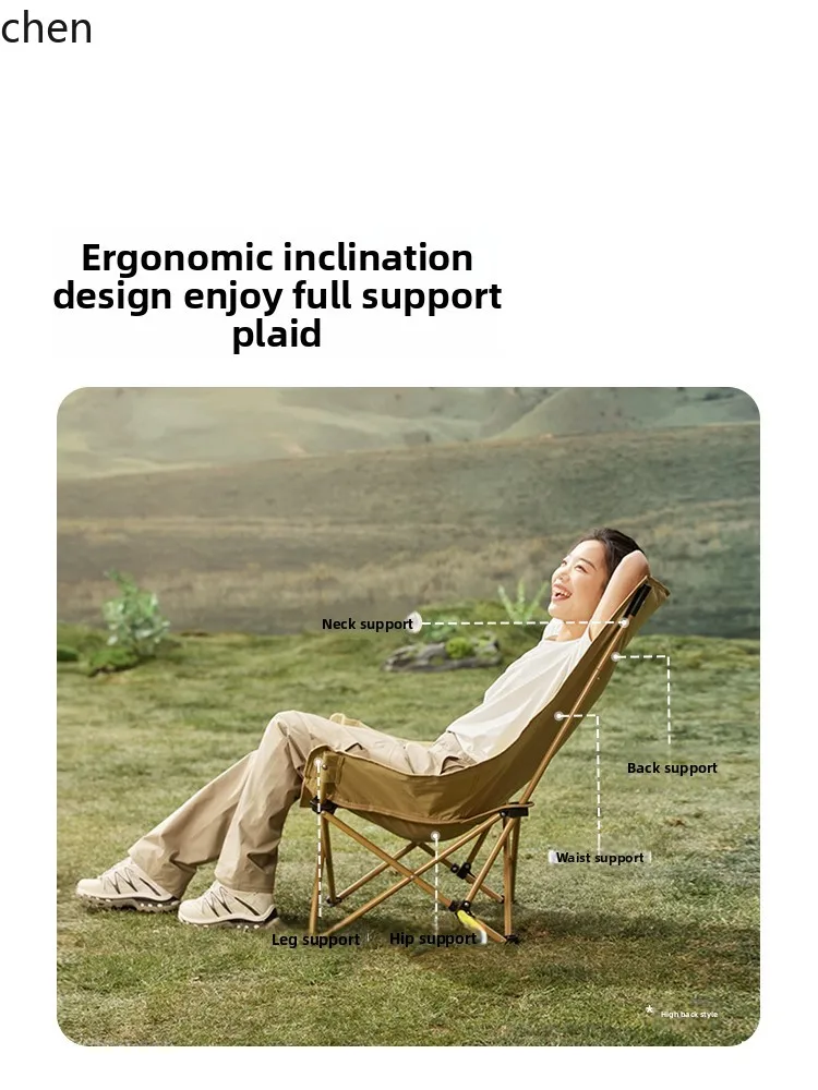 Folding Chair Stool Carbon Steel Small Folding Chair Outdoor Camping Fishing Sketching Wide Comfortable Portable