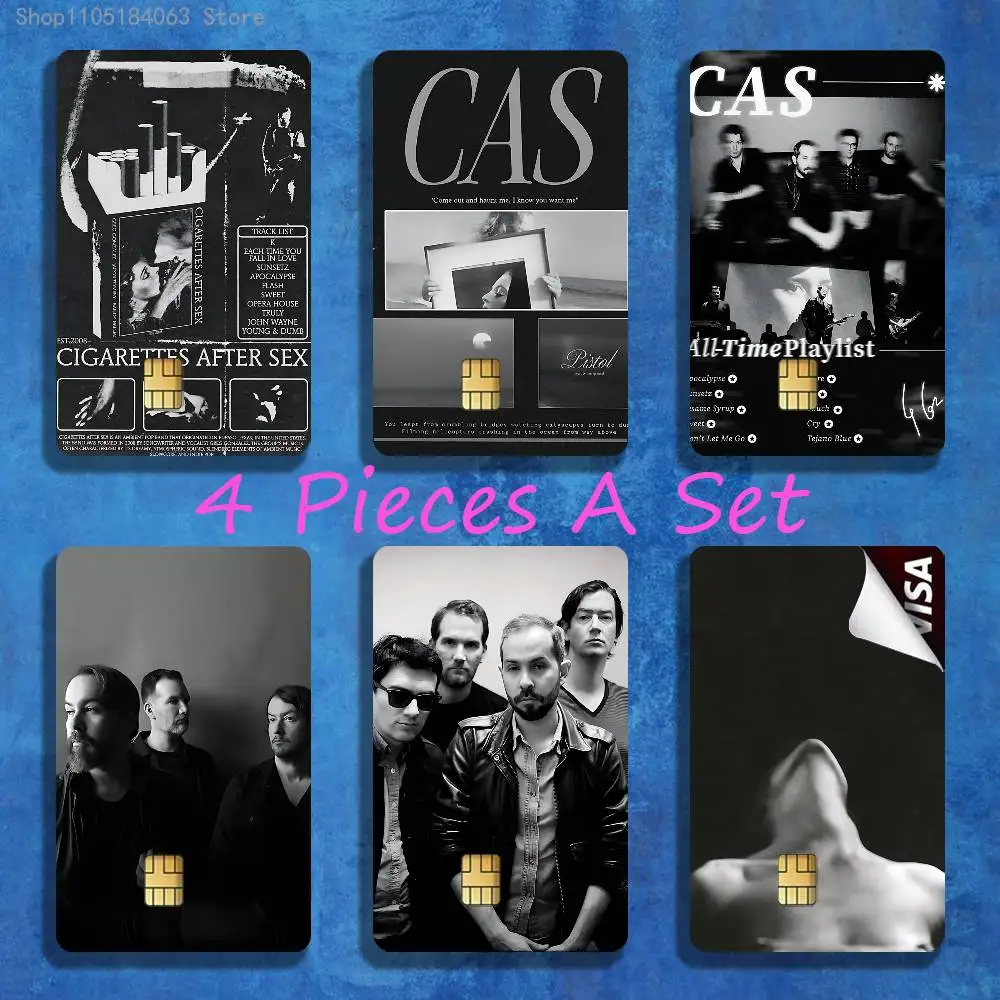 C-Cigarette بعد S-Sex CAS ملصقات الائتمان فيزا الخصم البنك بطاقة شحن حافلة مترو ملصق مضاد للمياه ملصق الديكور