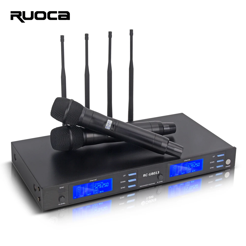 Best Quality Dual Channel Radio Wireless Handheld Microphone