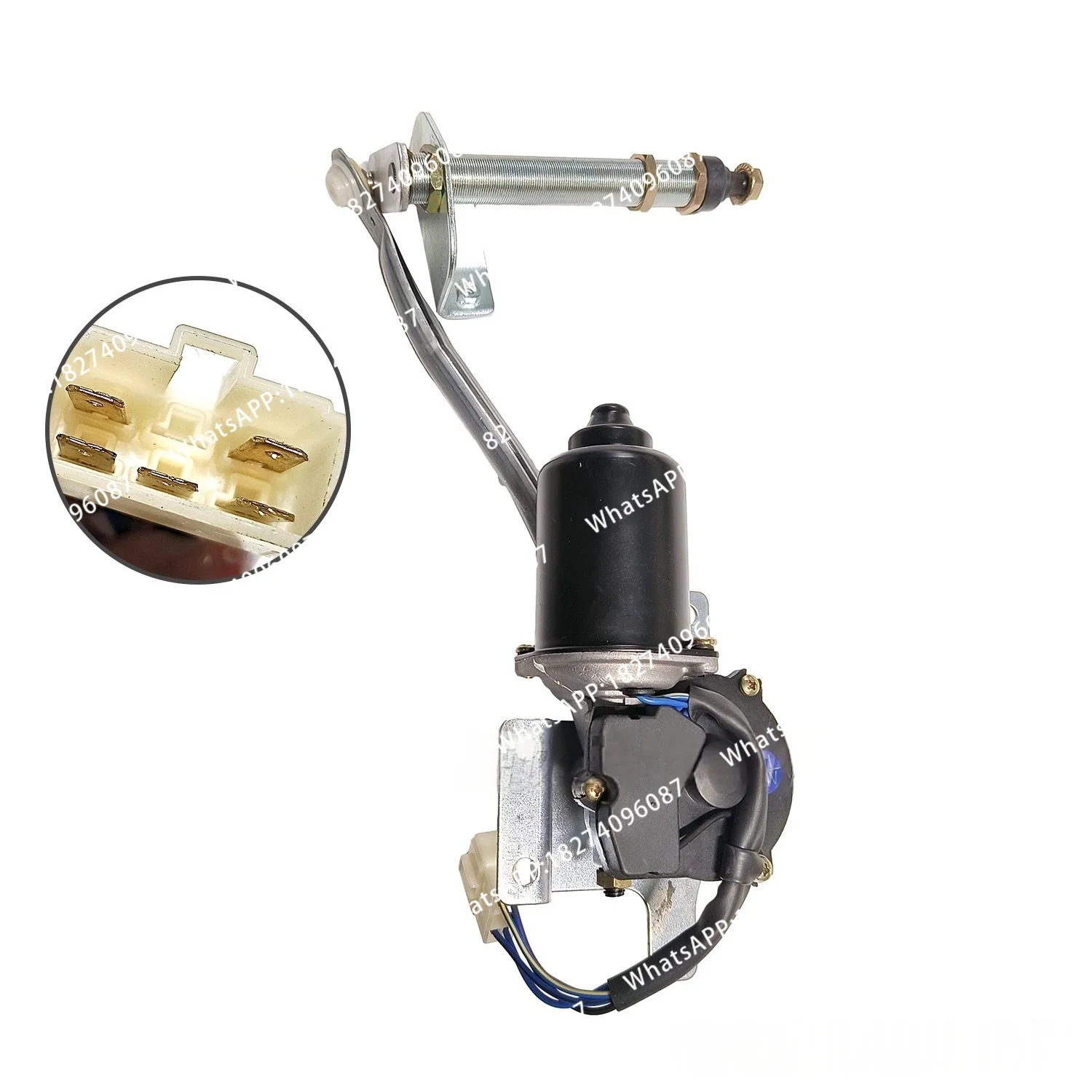 Applicable to  Excavators SH120, 130, 200, 210, 240, 250-3/A3 Wiper Motor Linkage Rod Bracket Assembly