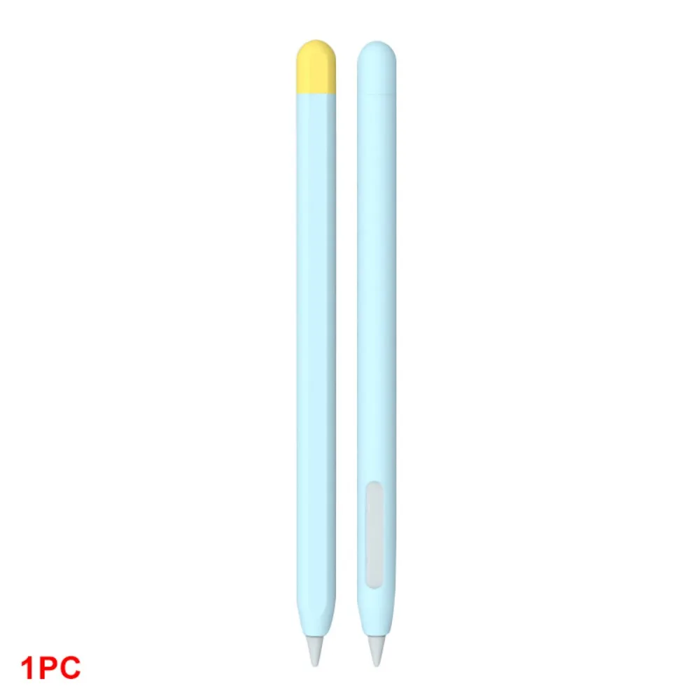 Silicone Tablet Pencil Case Shockproof Anti Slip Touch Screen Pen Cover Ergonomic Colorful Stylus Sleeve for Apple Pencil Pro/2