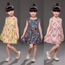 Girls Summer Flower Dress 1-7 Years #6