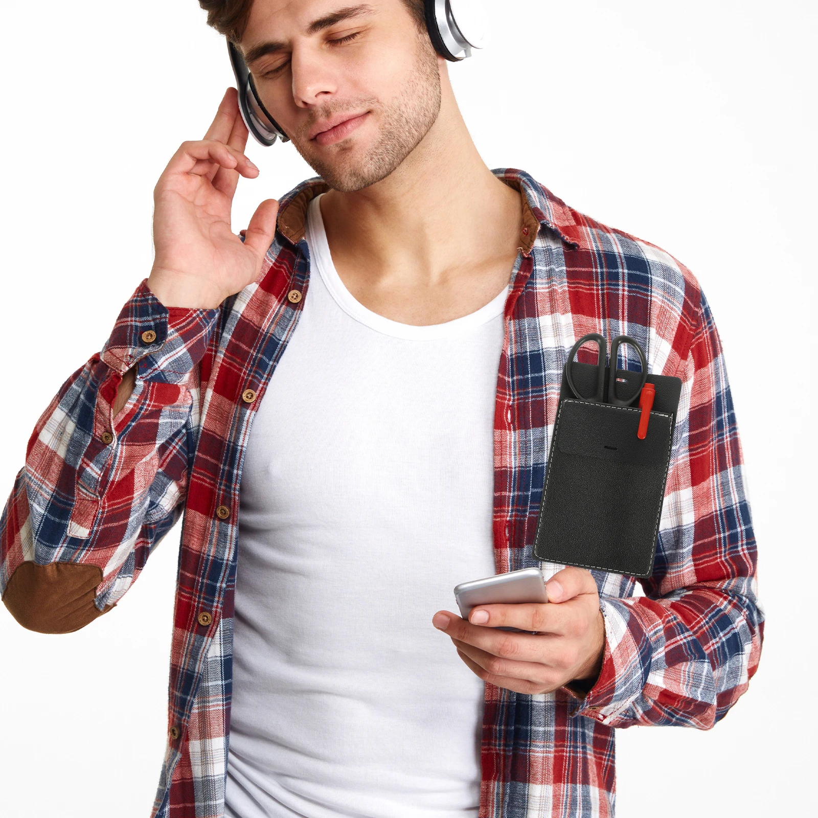 

Compact Pocket Pen Pencil Holder Protector Organizer for Business Conference Forum Meeting Gifts Pocket Pen Holder