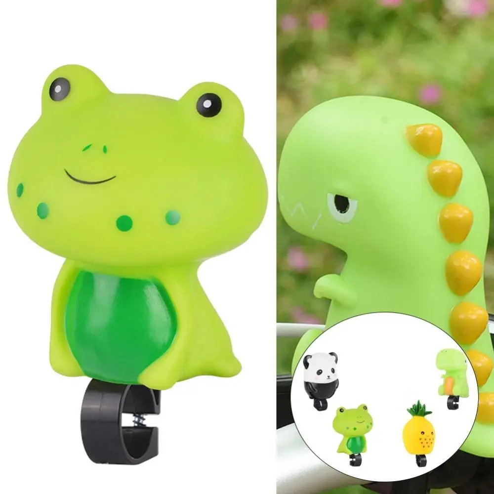 

Panda Cartoon Bicycle Bell Super Loud Bell Horn Dinosaurs Bike Air Horn Easy To Install Lovely Frog Bicycle Horns Bike Handlebar