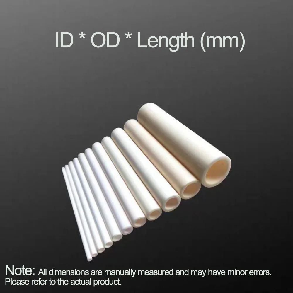 Alumina Ceramic Tube Single Bore Insulated Hollow Pipe Heat Corrosion Resistant Thermocouple Protection Tube