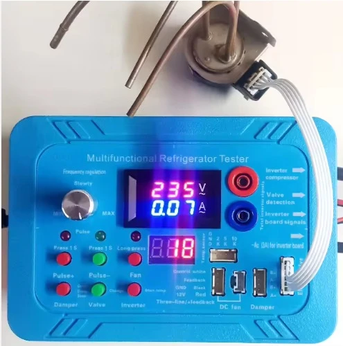 Inversor geladeira instrumento de teste testador compressor inversor placa pulso válvula solenóide falha reparação ferramenta