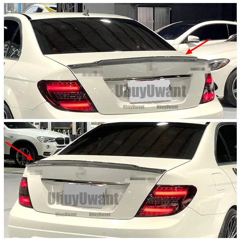 

C74 Style For Mercedes W204 Amg C Class W204 Carbon Spoiler 4 - Door Sedan Carbon Fiber Spoiler 2008 2010 2011 2012 2013 2014