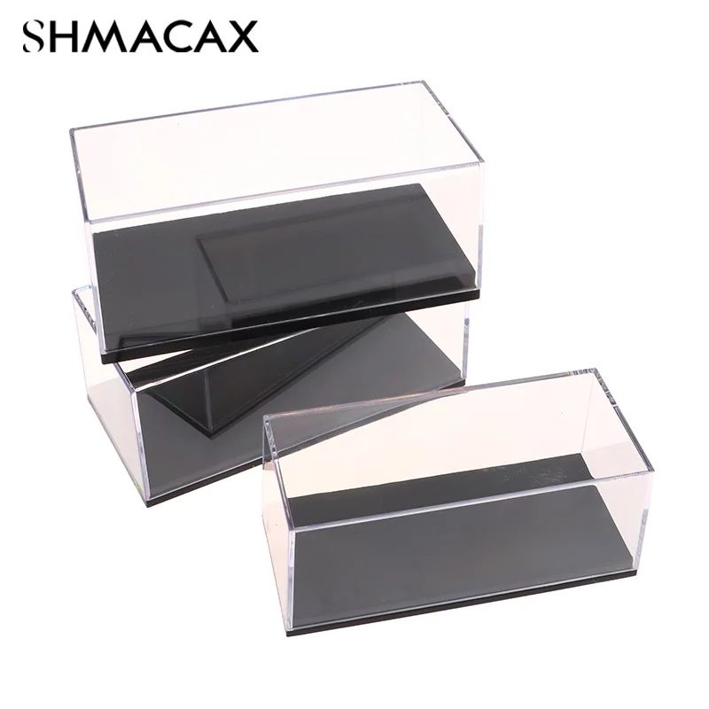 Three Sizes 1:64 Car Model Display Box Transparent Protective Case Acrylic Dust Hard Cover Storage Holder