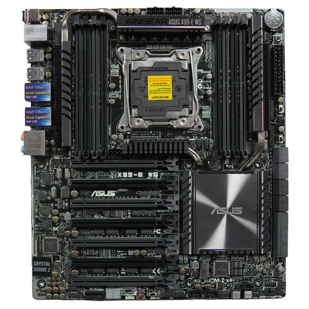 

Рабочая станция ASUS X99-E WS Материнская плата Intel X99 128 ГБ DDR4 3200 LGA 2011-v3 USB 3.1 CEB с поддержкой процессора ntel Xeon E5-1600