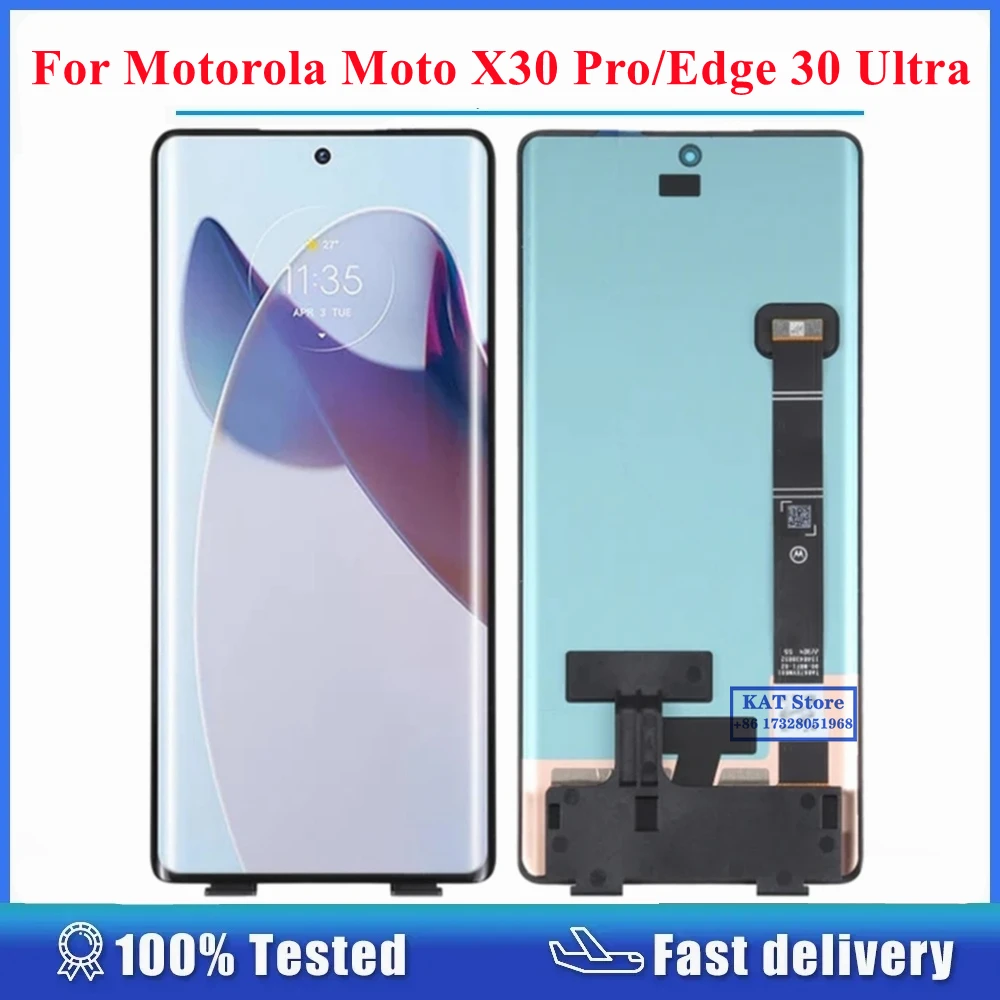 

Для Motorola Moto X30 Pro Edge 30 ультра ЖК сенсорный дигитайзер экран полная сборка Замена