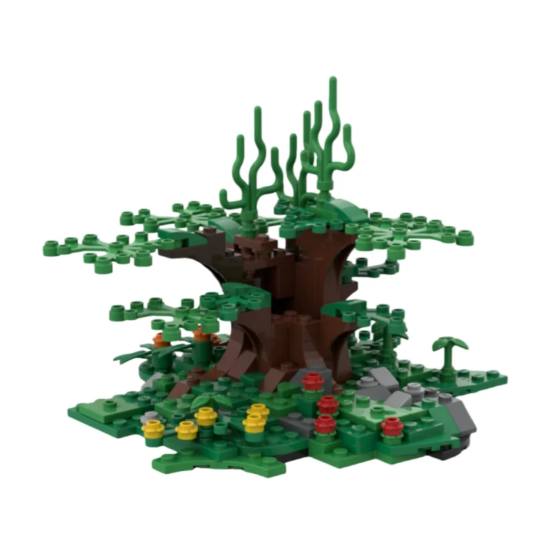 

Модель архитектурного дерева MOC - строительные блоки из мелких частиц, игрушечные кирпичи, 215 штук - подходит для всех энтузиастов, чтобы собрать