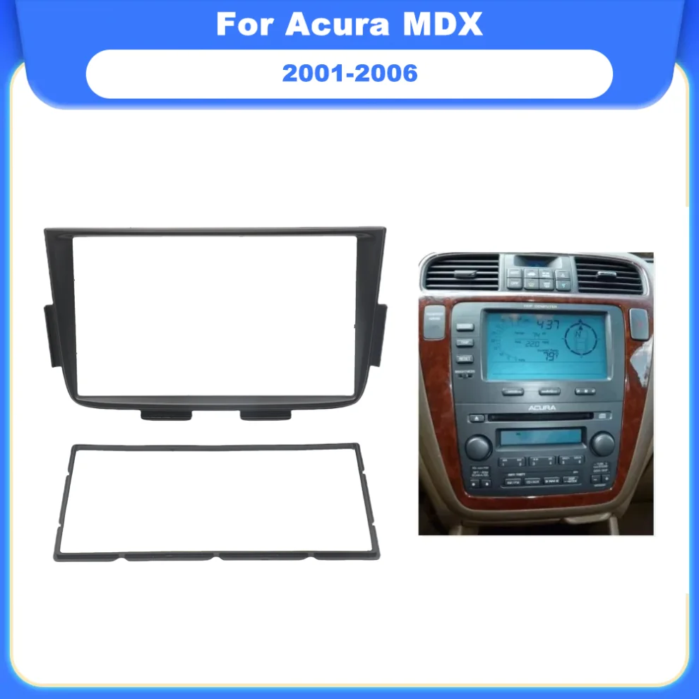 

Car Stereo Frame for Acura MDX 2001-2006 Radio DVD Stereo CD Panel Dash Kit Trim Fascia Face Plate Frame