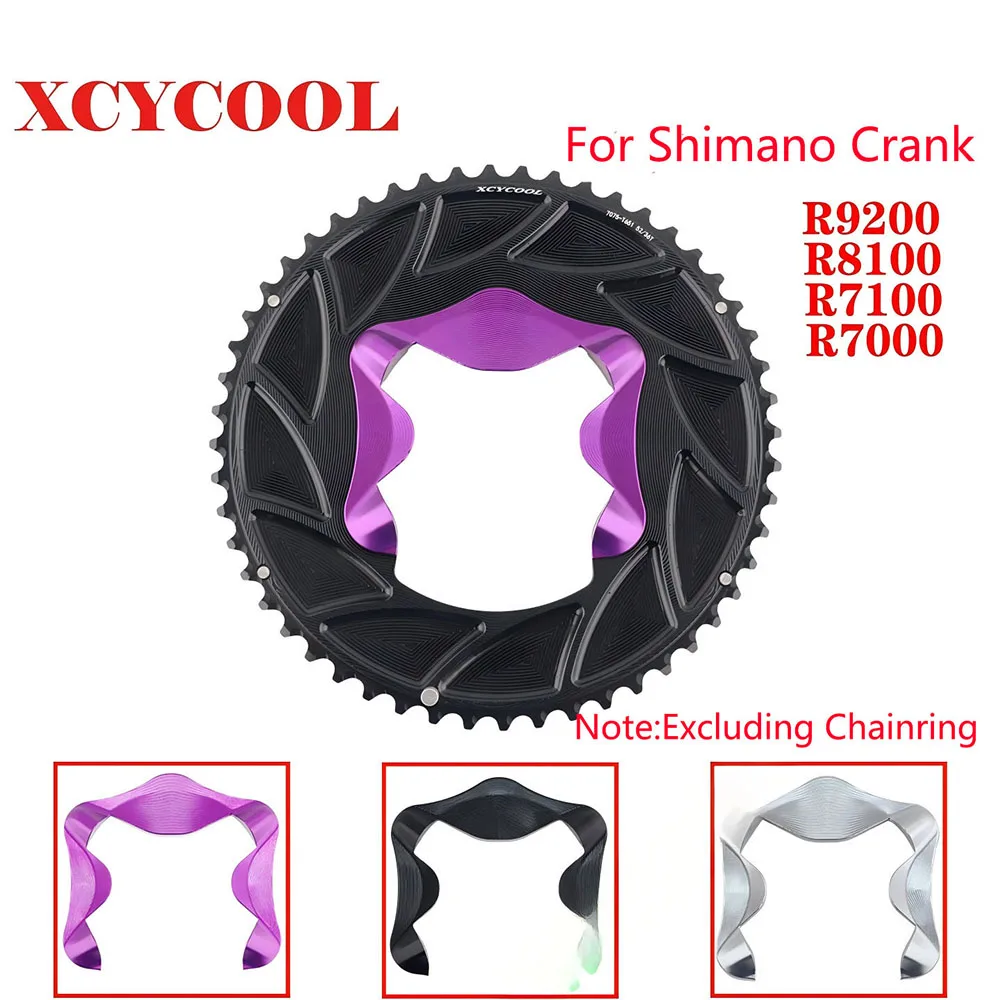 

CRUZbike Crank Pneumatic Cover BCD110 Round Chainring for R7000 R7100 UT R8100 R9200 Road Bike