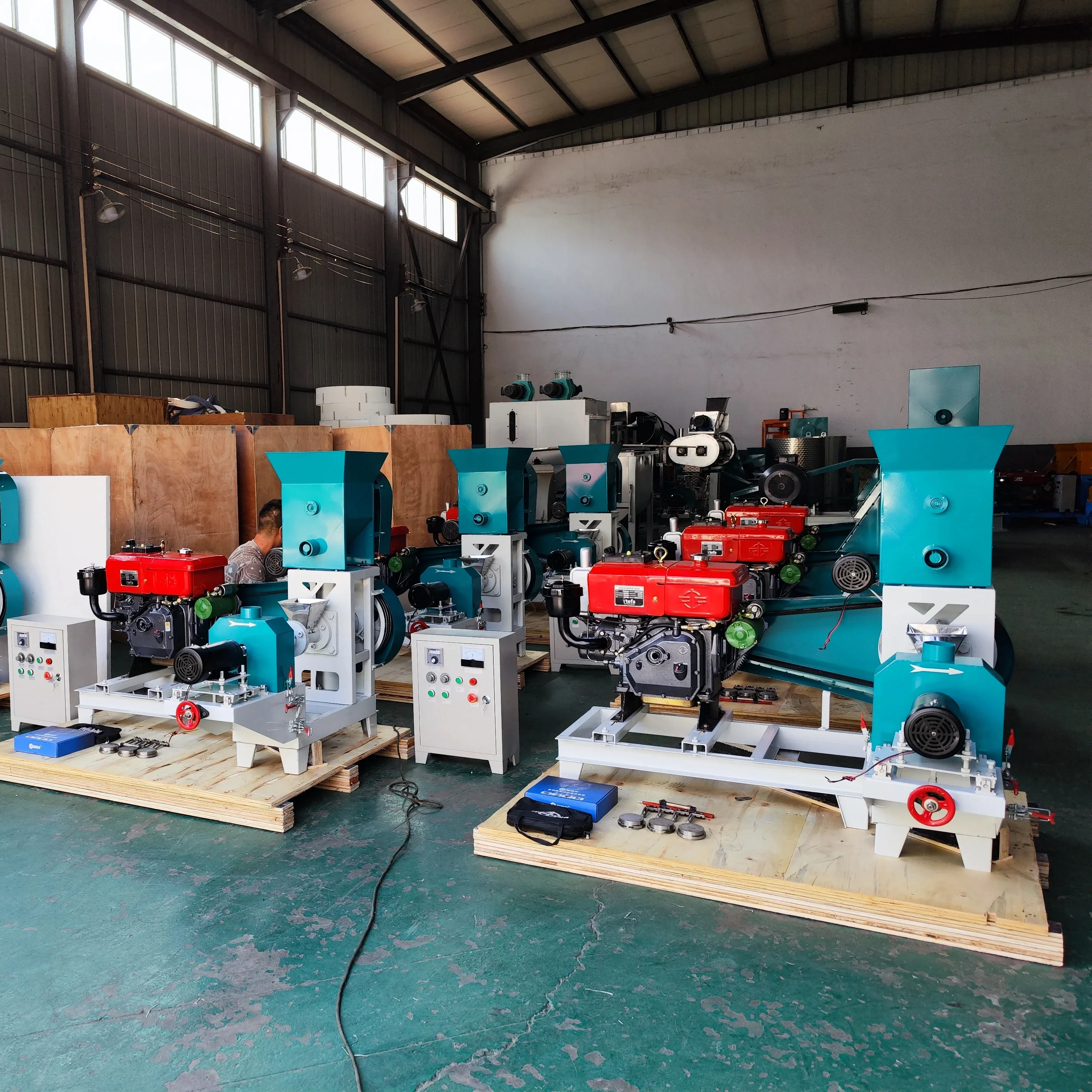 Highly Rated Floating Fish Feed Mill Extruder Machine Corn Puff Dry Pet Food Extruder