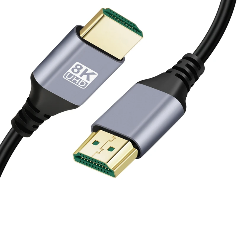 HDTV 2.1 8K Ultra HD Cable -Compatible 19+1 Core OD4.0 Ultra Thin Cable Multi-Function Tv Computer Monitor Cable