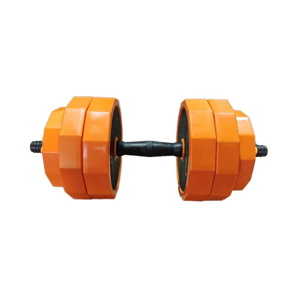 Unisex Premium Solid Steel Dumbbell Kettlebell Barbell Set - Multi-Functional Fitness Combo, Durable for Long-Term Regular Use