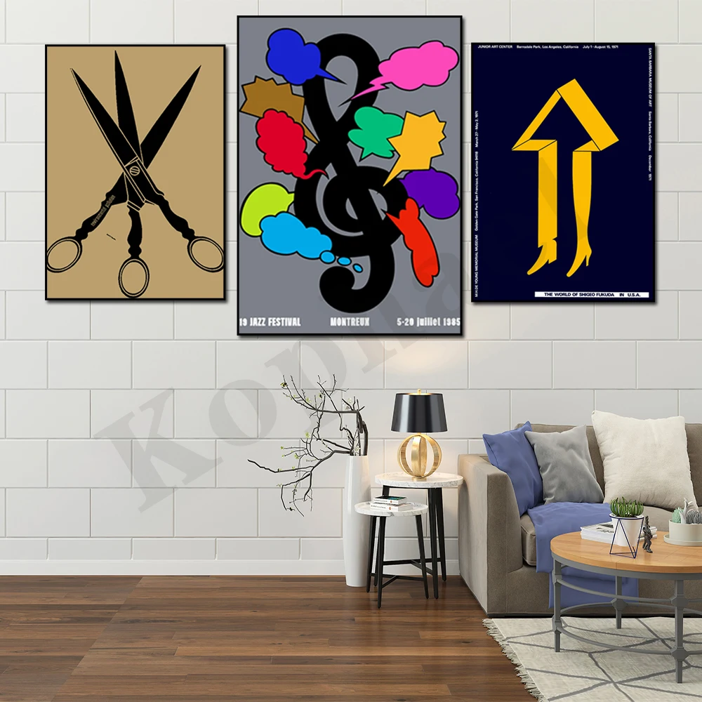 Poster From Japanese Graphic Master Shigeo Fukuda Abstract