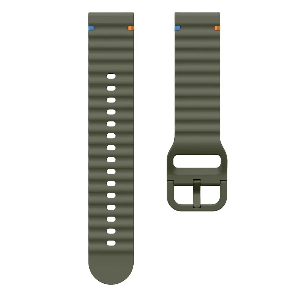 22 mm 20 mm Uhrenarmband für Huami Amazfit BALANCE Band GTR 4 2 2E GTR3 Pro/GTS 4/2 Mini GTS 3/Bip 3 Pro U S Silikon-Wellenarmband – Detail 23