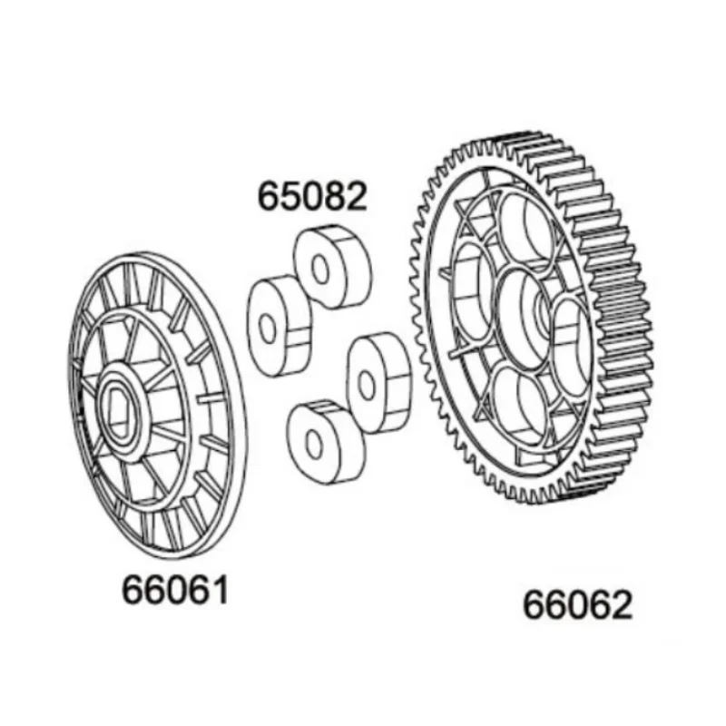 

Baja Spur Gear 57 Зуб для двигателя 1/5 HPI Baja 5B SS 5T 5SC Rovan King