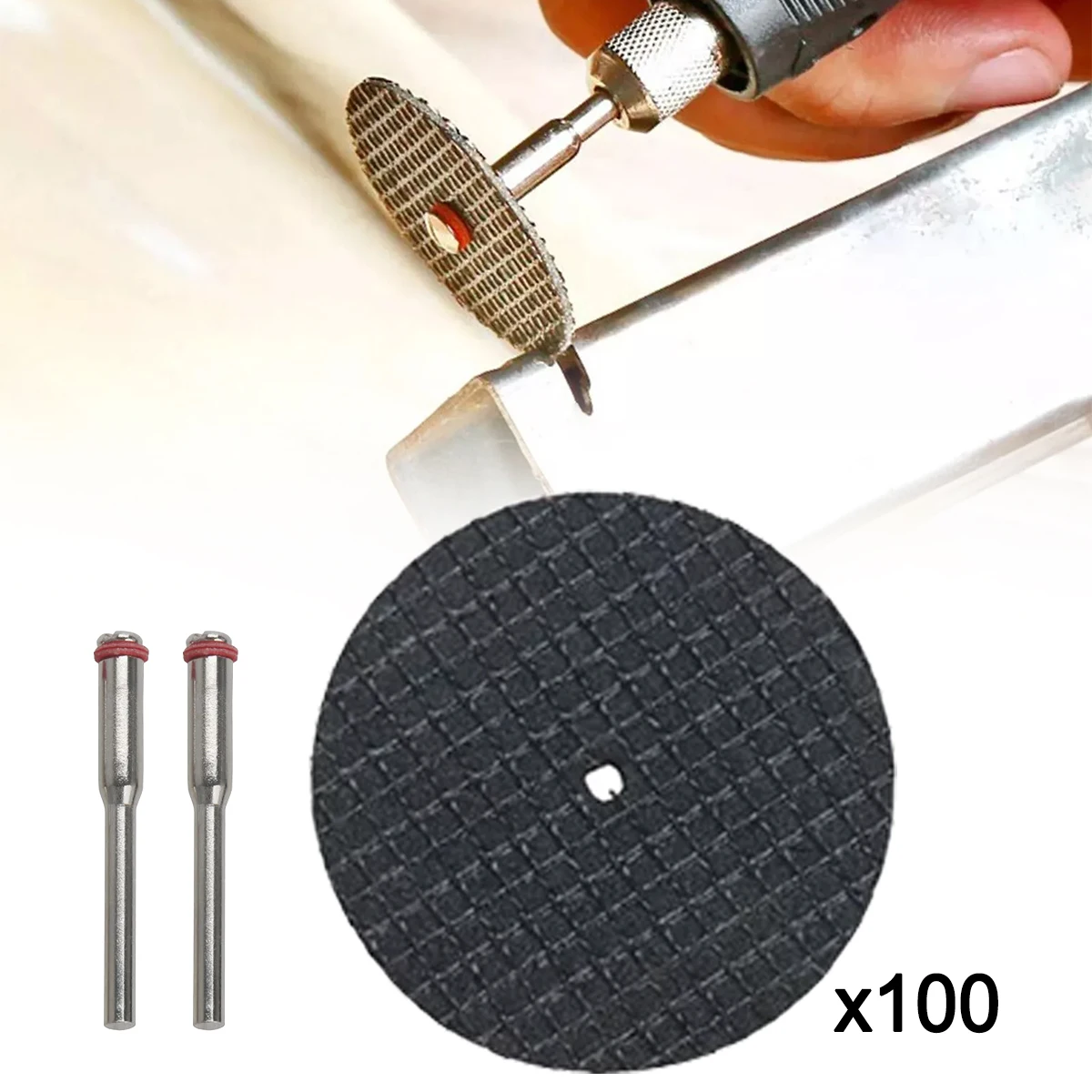 102Pcs 33MM Metal Resin Cutting Disc Circular Saw Blade For Metal Wood Plastic Cutting Trimming Grinder Rotary Tools Parts