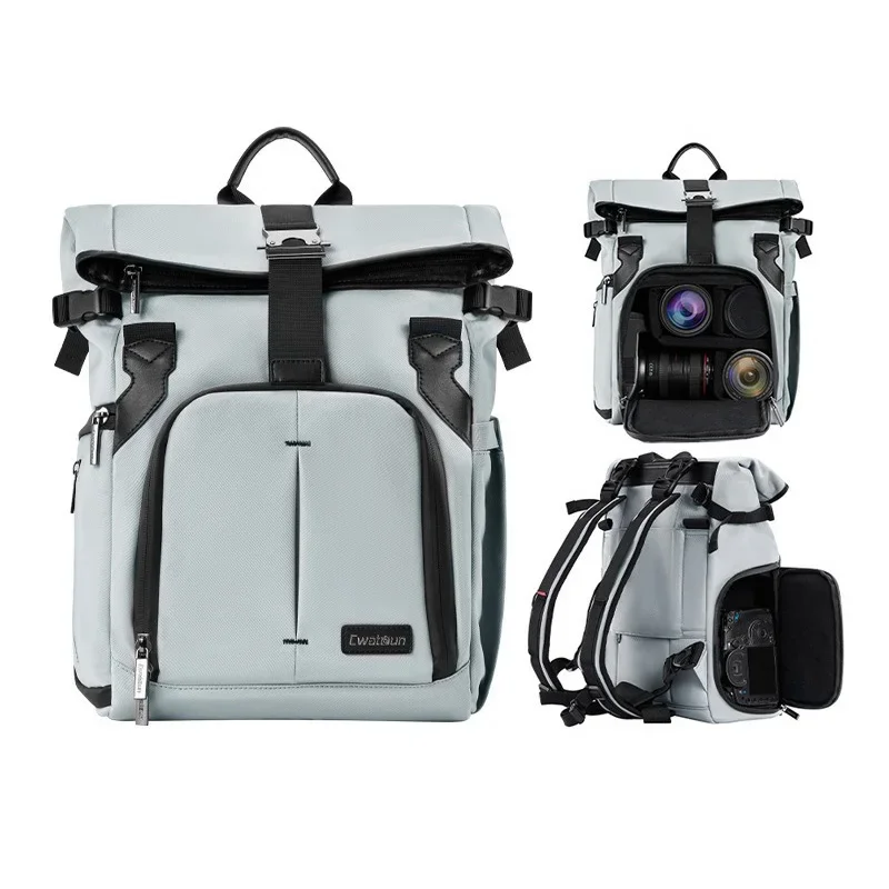 Waterproof Photography Backpacks for DSLR Mirrorless Camera Drone 14/15.6inch Laptop Storage Bag Multi-function Sling Bags