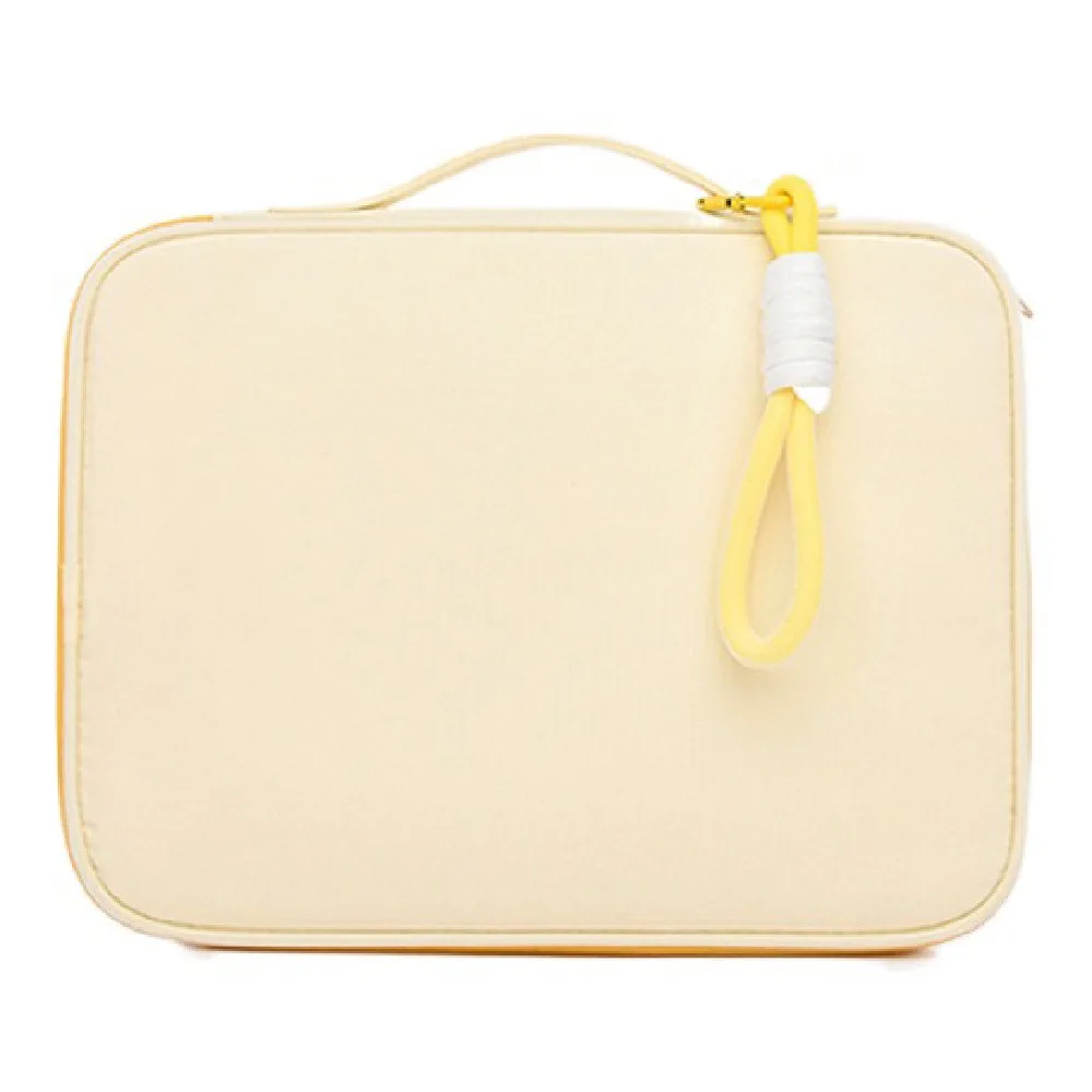 

Casual Morandi Laptop Sleeve Bag Shockproof Portable Tablet Carring Case Breathable Multifunctional Computer Storage Bag School